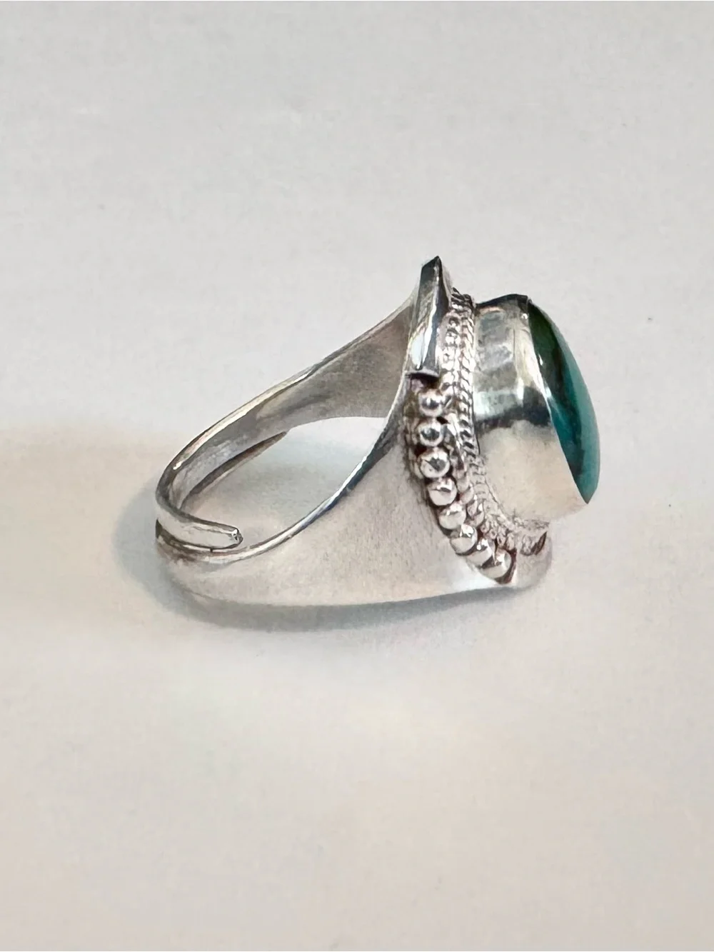 Vintage Tibetan Turquoise Sterling Silver Ring